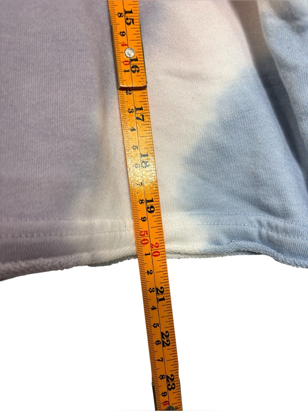 Free People FP Movement Tie-dye Cropped Crewneck Sweatshirt Lavender Orange SM - Picture 8 of 9
